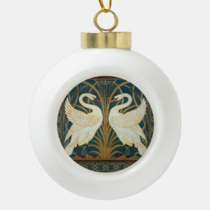 Walter Crane Schwan, Eilrush und Schwertlilie Art Keramik Kugel-Ornament