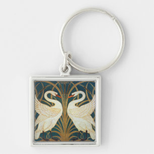 Walter Crane Schwan, Eilrush und Schwertlilie Art Schlüsselanhänger