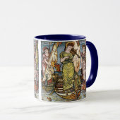 Walter Crane Ships, Graceful Ladys, Art Nouveau Tasse (VorderseiteRechts)