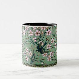 Walter Crane - Swallows and Almond Blossoms Mug Zweifarbige Tasse