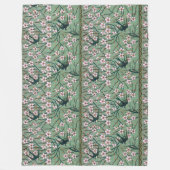 Walter Crane Swallows and Almonds Fleecedecke (Vorderseite)