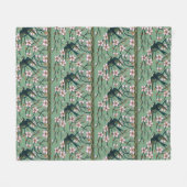 Walter Crane Swallows and Almonds Fleecedecke (Vorderseite (Horizontal))