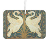 Walter Crane Swan, Rush and Iris Art Nouveau Autolufterfrischer (Rückseite)