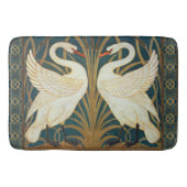 Walter Crane Swan, Rush and Iris Art Nouveau Badematte (Vorderseite)