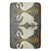 Walter Crane - Swan, Rush and Iris Art Nouveau Badematte (Vorderseite Vertikal)