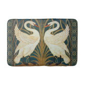 Walter Crane Swan, Rush and Iris Art Nouveau Badematte (Vorderseite)