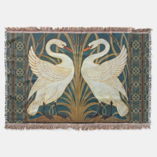 Walter Crane Swan, Rush and Iris Art Nouveau Decke (Vorderseite)