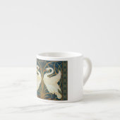 Walter Crane Swan, Rush and Iris Art Nouveau Espressotasse (Vorderseite Rechts)