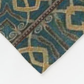 Walter Crane Swan, Rush and Iris Art Nouveau Fleecedecke (Ecke)