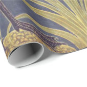 Walter Crane Swan, Rush and Iris Art Nouveau Geschenkpapier (Rolleneckpunkt)