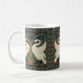 Walter Crane Swan, Rush and Iris Art Nouveau Kaffeetasse (Links)