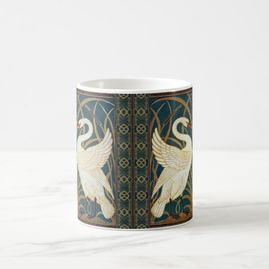 Walter Crane Swan, Rush and Iris Art Nouveau Kaffeetasse (Mittel)
