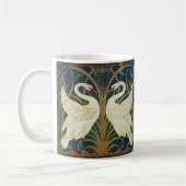 Walter Crane Swan, Rush and Iris Art Nouveau Kaffeetasse (Links)