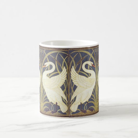 Walter Crane Swan, Rush and Iris Art Nouveau Kaffeetasse (Mittel)