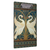 Walter Crane Swan, Rush and Iris Art Nouveau Klemmbrett (Rechts)