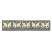 Walter Crane Swan, Rush and Iris Art Nouveau Kurzer Tischläufer (Horizontal)