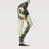 Walter Crane Swan, Rush and Iris Art Nouveau Leggings (Rechts)