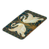 Walter Crane Swan, Rush and Iris Art Nouveau Magnet (Linke Seite)
