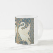Walter Crane Swan, Rush and Iris Art Nouveau Mattglastasse (VorderseiteRechts)