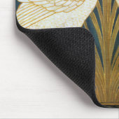 Walter Crane - Swan, Rush and Iris Art Nouveau Mousepad (Ecke)