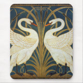 Walter Crane - Swan, Rush and Iris Art Nouveau Mousepad (Vorne)