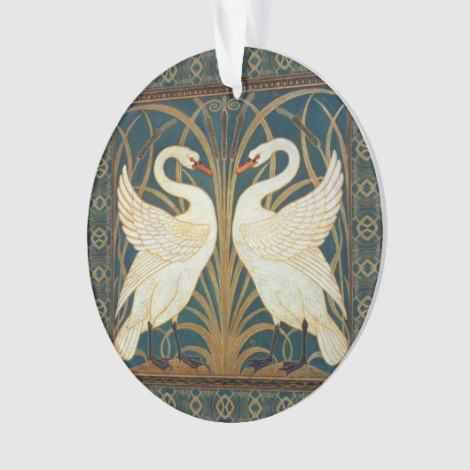 Walter Crane Swan, Rush and Iris Art Nouveau Ornament (Vorderseite)