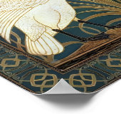 Walter Crane Swan, Rush and Iris Art Nouveau Poster (Ecke)