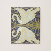 Walter Crane Swan, Rush and Iris Art Nouveau Puzzle (Vertikal)
