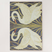 Walter Crane Swan, Rush and Iris Art Nouveau Puzzle (Vertikal)