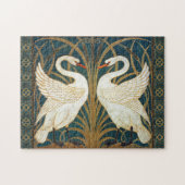 Walter Crane Swan, Rush and Iris Art Nouveau Puzzle (Horizontal)
