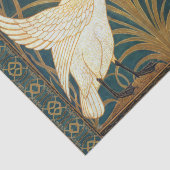 Walter Crane Swan, Rush and Iris Art Nouveau Seidenpapier (Ausschnitt)