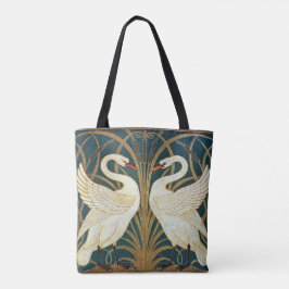 Walter Crane Swan, Rush and Iris Art Nouveau Tasche