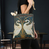 Walter Crane Swan, Rush and Iris Art Nouveau Tasche