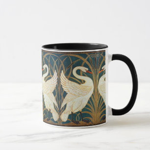 Walter Crane Swan, Rush and Iris Art Nouveau Tasse