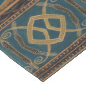 Walter Crane Swan, Rush and Iris Art Nouveau Tischdecke (Schrägansicht)