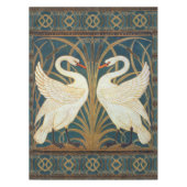 Walter Crane Swan, Rush and Iris Art Nouveau Tischdecke (Vorderseite)