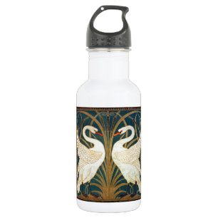Walter Crane Swan, Rush and Iris Art Nouveau Trinkflasche