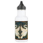 Walter Crane Swan, Rush and Iris Art Nouveau Trinkflasche (Rechts)
