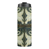 Walter Crane Swan & Rush and Iris Victorian Thermosbecher (Vorderseite)