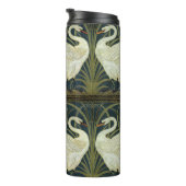 Walter Crane Swan & Rush and Iris Victorian Thermosbecher (Nach rechts gedreht)