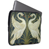 Walter Crane Swan & Rush und Iris viktorianisch Laptopschutzhülle (Vorne Rechts)