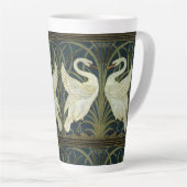 Walter Crane Swan & Rush und Iris viktorianisch  Milchtasse (Rechte Ecke)