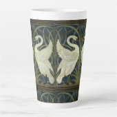 Walter Crane Swan & Rush und Iris viktorianisch  Milchtasse (Vorderseite)
