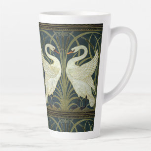 Walter Crane Swan & Rush und Iris viktorianisch  Milchtasse