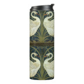 Walter Crane Swan & Rush und Iris viktorianisch Thermosbecher (Nach links gedreht)