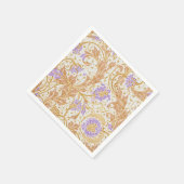 Walter Crane Teazle & Pomegranate Jugendstil Serviette (Ecke)