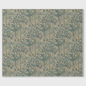 Walter Crane Vintag Art Nouveau Macaw Muster Geschenkpapier (Flach)