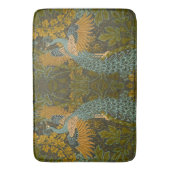 Walter Crane Vintag Fig and Peacock Pattern Badematte (Vorderseite Vertikal)