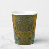 Walter Crane Vintag Fig and Peacock Pattern Pappbecher (Links)