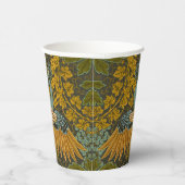 Walter Crane Vintag Fig and Peacock Pattern Pappbecher (Rechts)